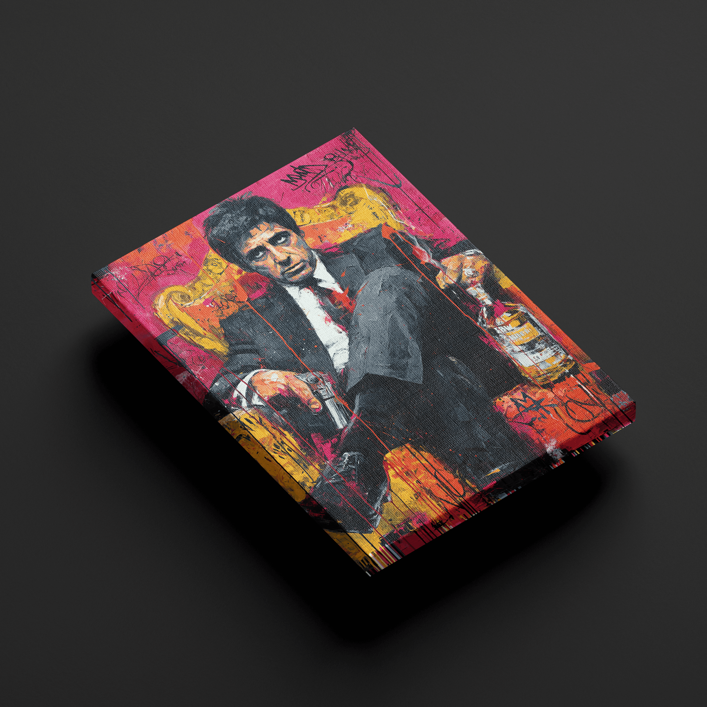 cuadro de tony montana