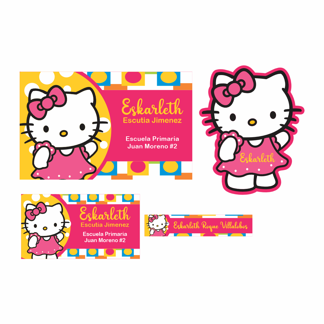 Etiquetas escolares (Kit 2025)