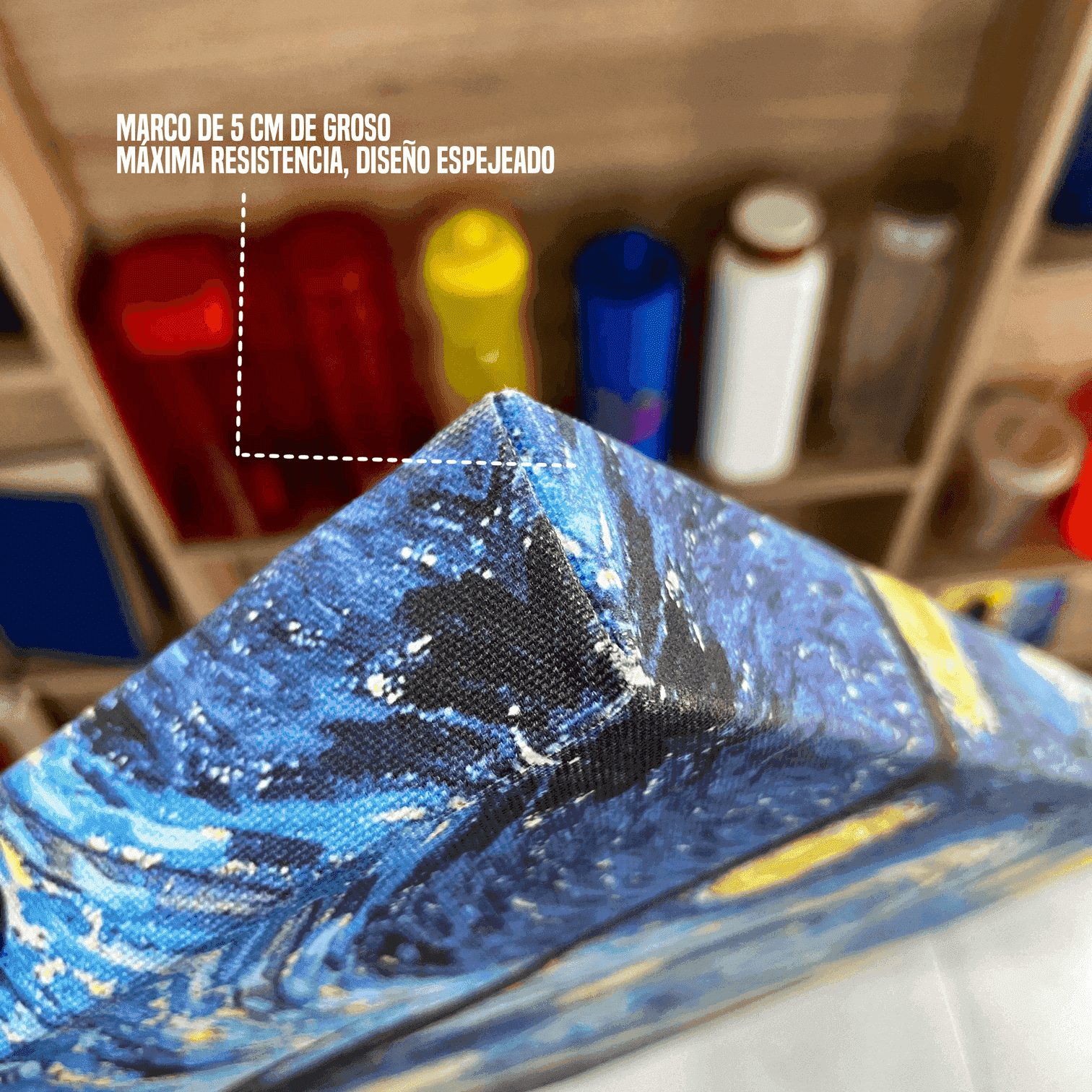 Bruce Lee Paint - Cuadro Canvas - Innovaprint MX