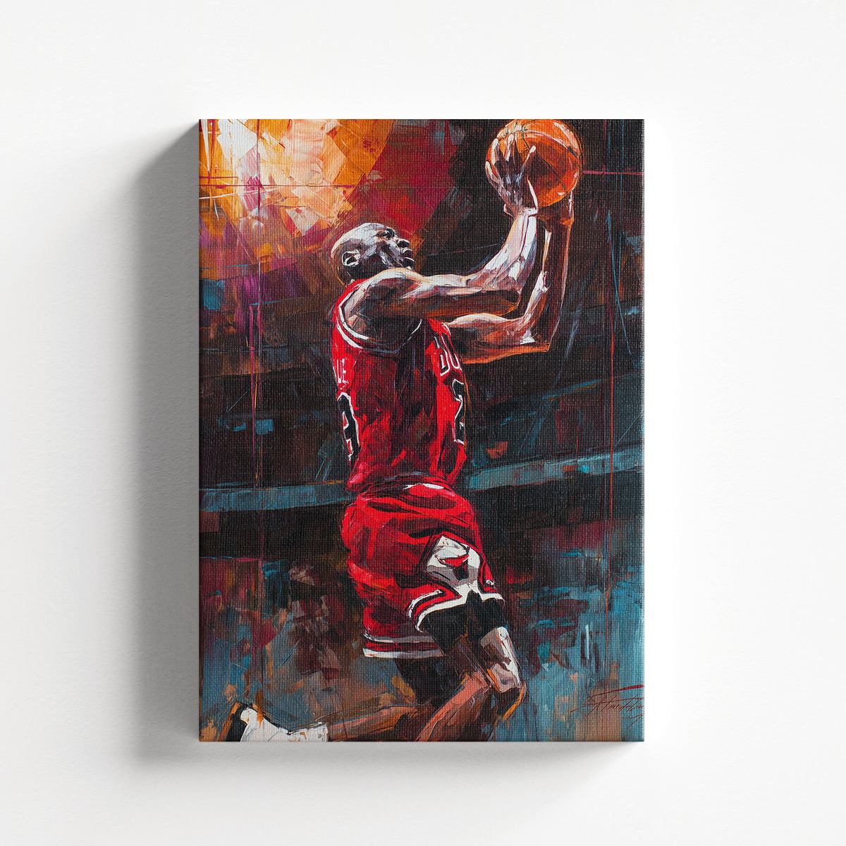 Michael Jordan Paint - Cuadro Canvas