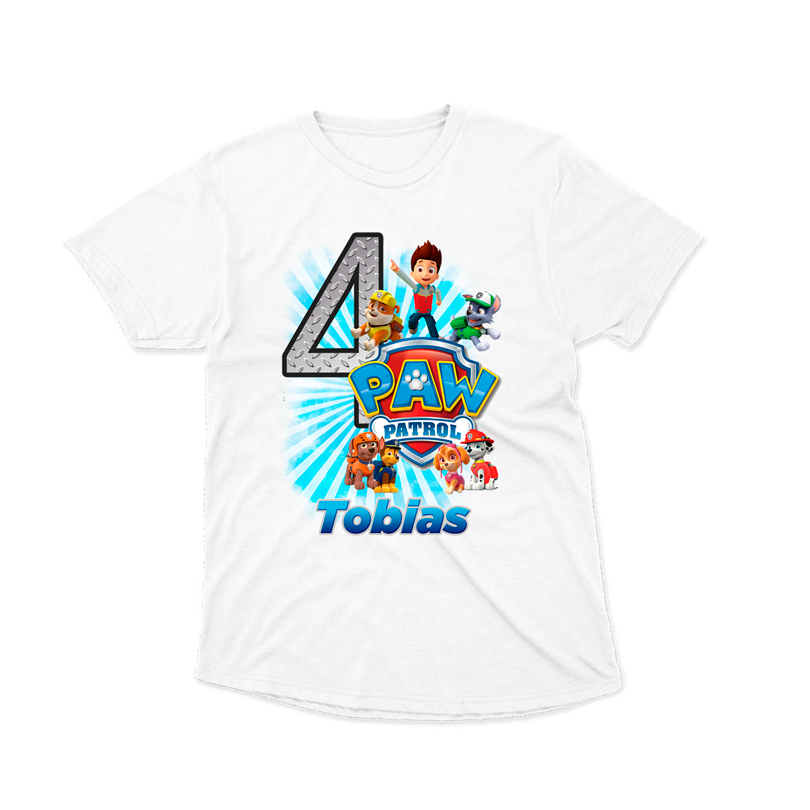 Playera Cumpleaños PawPatrol