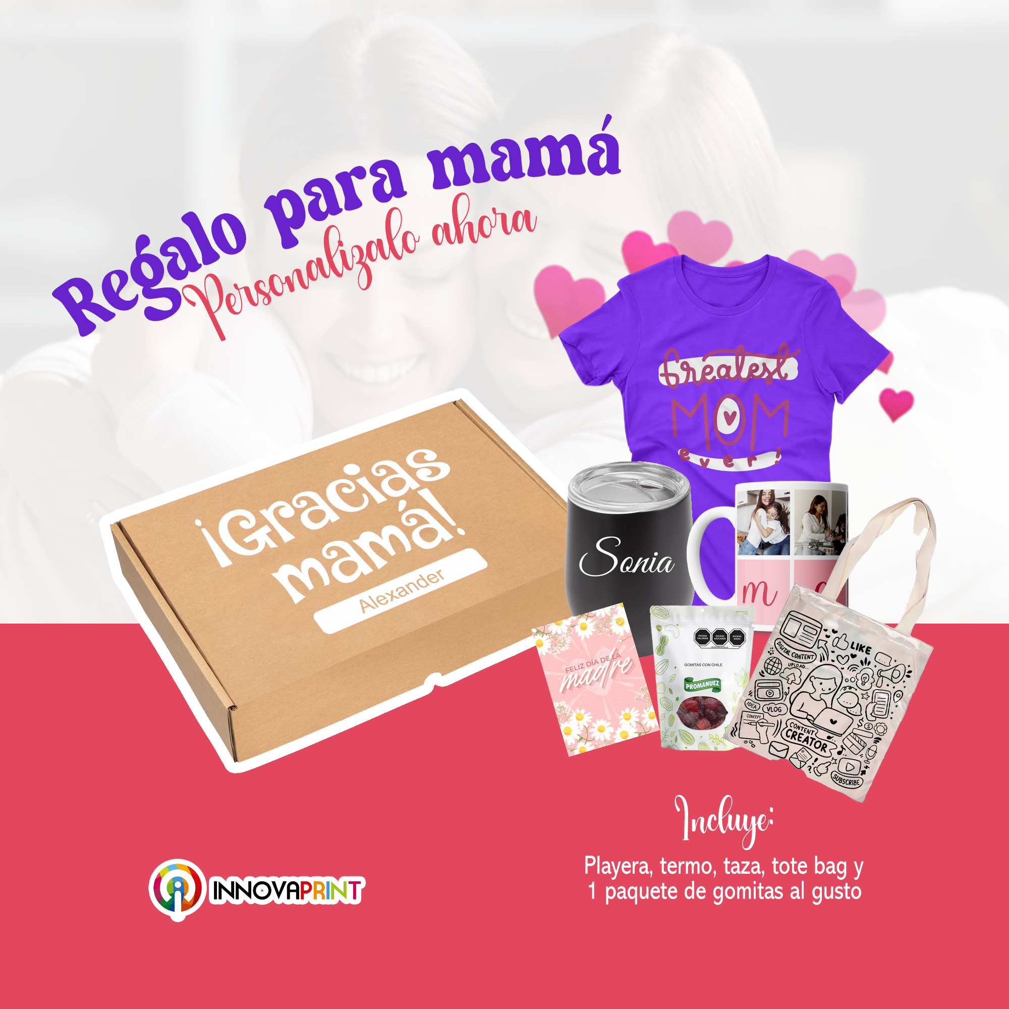 Box de Productos Personalizados - Día de la Madre