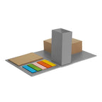 PORTA NOTAS KUSLIG GRIS