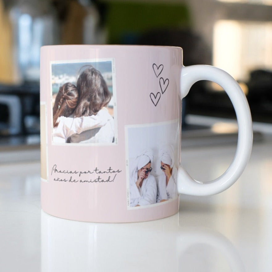 Taza Personalizada para Regalar - Collage Mejores Amigas