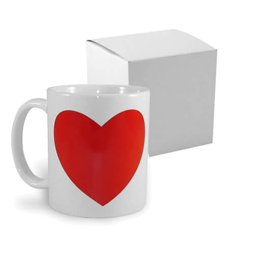 Taza Mágica de Corazón - Regalo Personalizado Para San Valentín