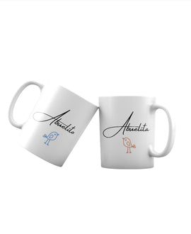 Dúo Tazas Abuelito y Abuelita – Regalo para el Día de los Abuelos