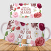 Taza Día de las Madres Diseño Floral - Regalo Perfecto para Mamá