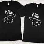 Playeras en Pareja - Mio y mia - innpresiona