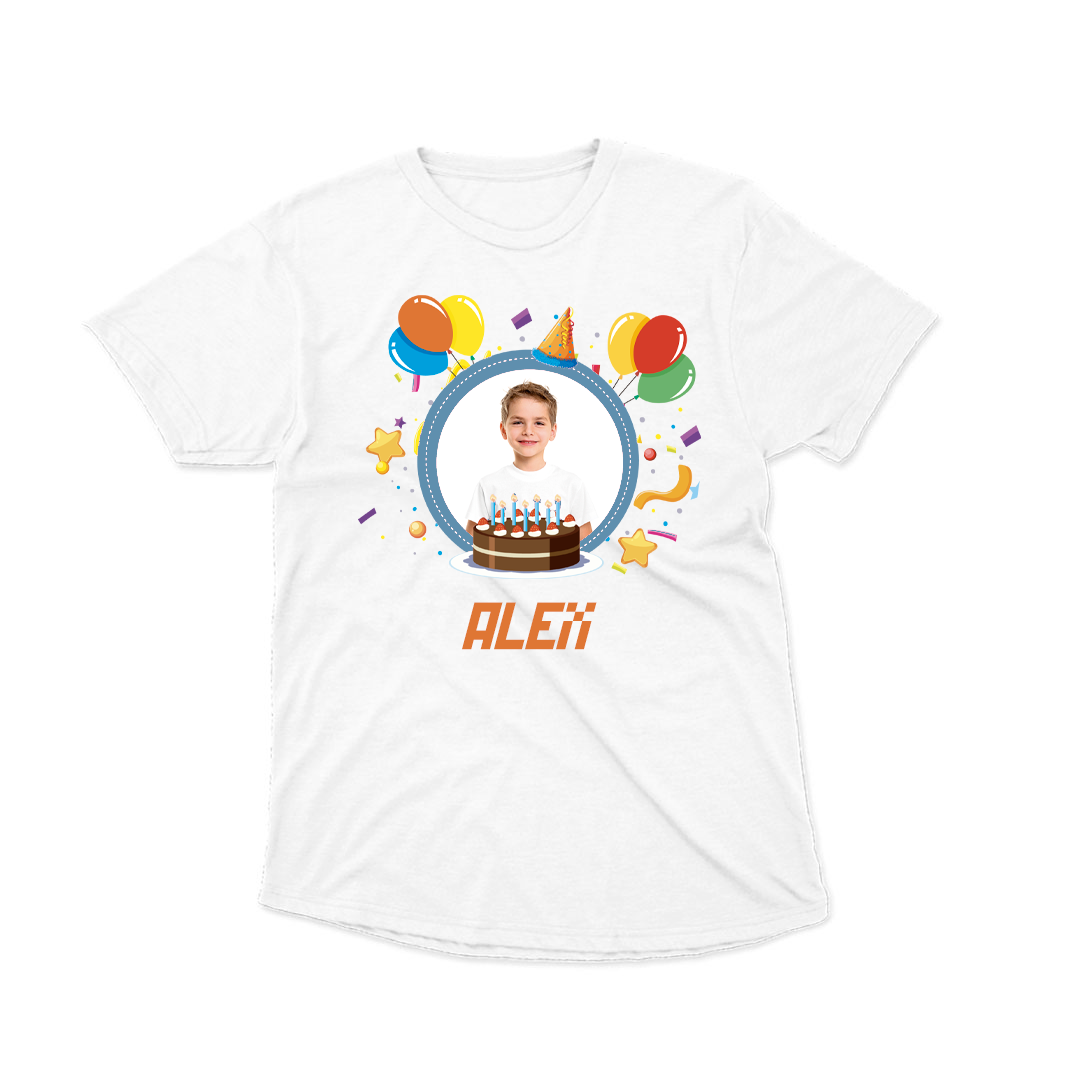 Playera para niño de cumpleaños