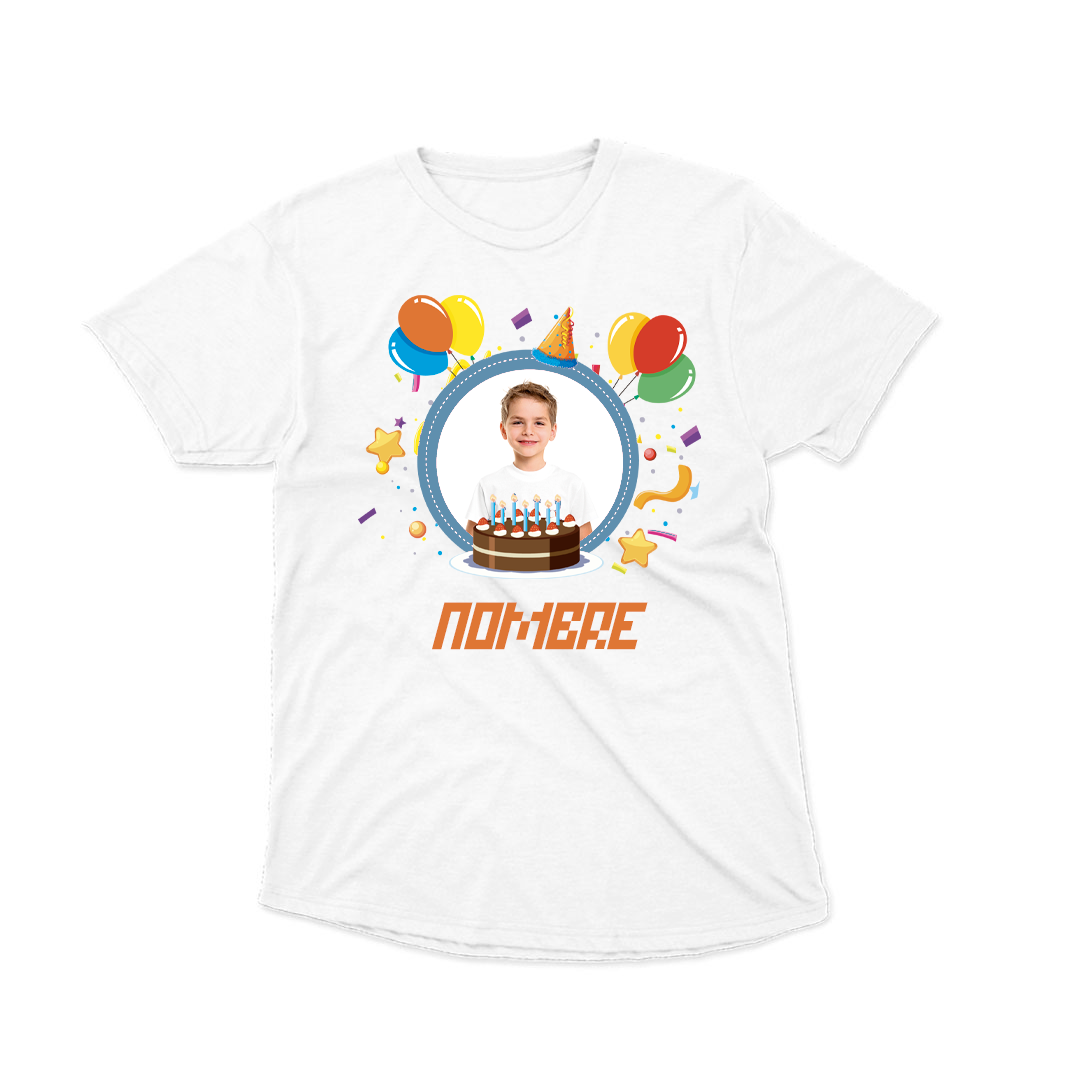 Playera para niño de cumpleaños