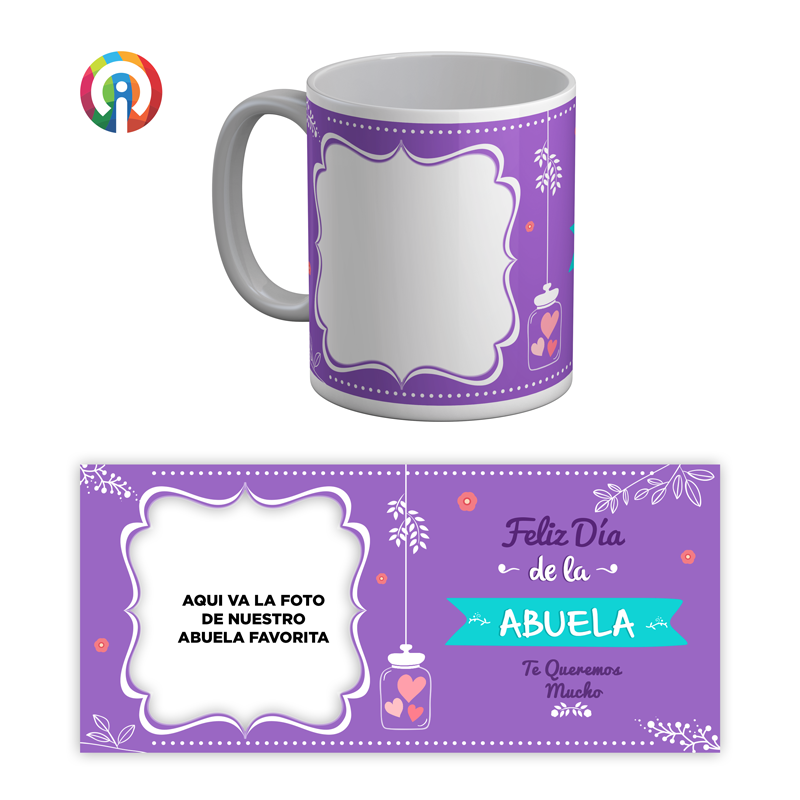 Te queremos mucho Abuela – Taza Personalizada