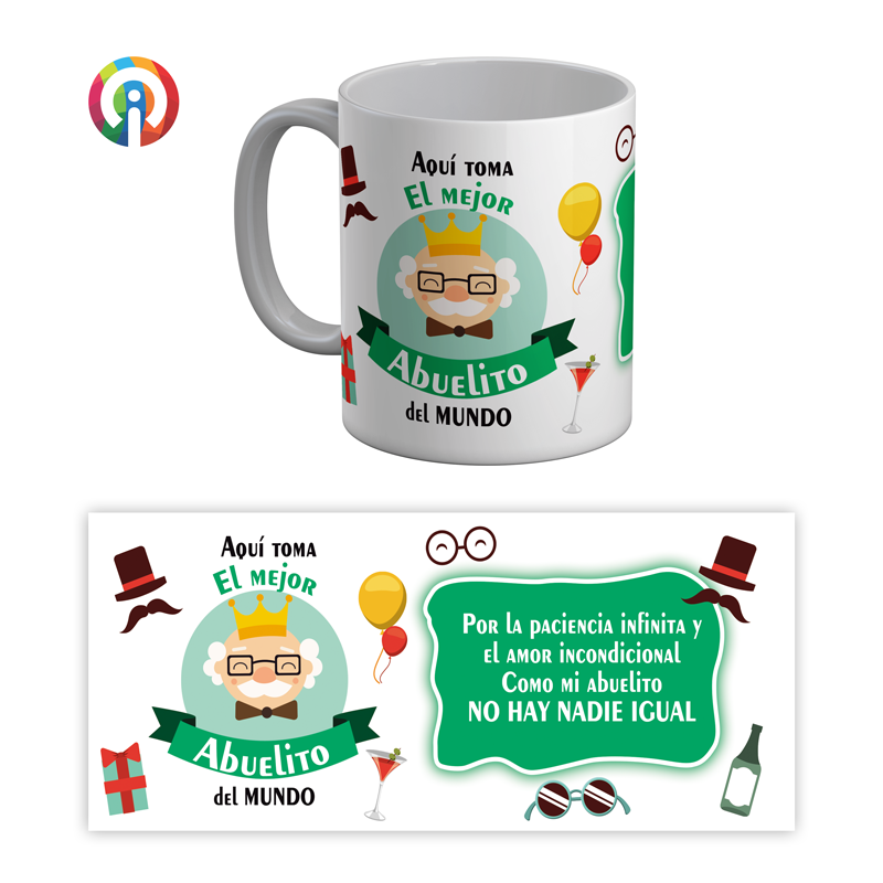 El mejor abuelo – Taza para regalar el Día de los Abuelos